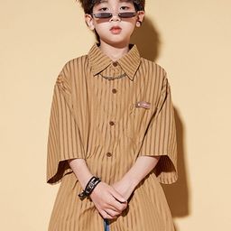 LULU & SKY Boys Opaque Striped Casual Shirt-picture-33