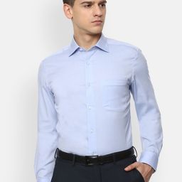 Louis Philippe Men Blue Formal Shirt-image-57