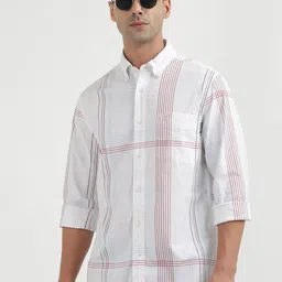 Tommy Hilfiger Men Multi Stripes Opaque Striped Casual Shirt-image-6