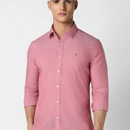 Van Heusen Sport Striped Spread Collar Long Sleeves Slim Fit Casual Shirt-image-65