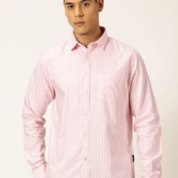 Thomas Scott Premium Slim Fit Vertical Stripes Full Sleeves Cotton Shirt-picture-18