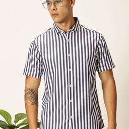 Mast & Harbour Men Premium Opaque Striped Casual Shirt-image-40