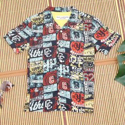 The Lion and The Fish Boys Comfort Conversational Printed Casual Shirt-image-63