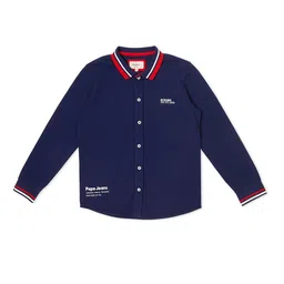 Pepe Jeans Boys Blue Casual Shirt-image-61