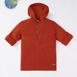 Ed-a-Mamma Boys Red Hooded Sweatshirt-picture-7