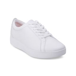 fitflop Women White Leather Lace Ups Sneakers-image-8