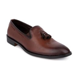 LA BOTTE Men Leather Tassel Loafers-image-33