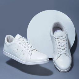 Liberty Men White Perforations Sneakers-image-67