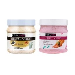 FEELHIGH Set of Foot Scrub & De-Tan Scrub - 500 ml each-49