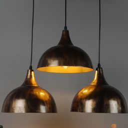 foziq Copper-Toned Solid Ceiling Lamps-image-8