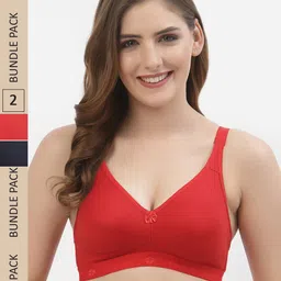 Floret Pack Of 2 Non-Wired T-Shirt Bra-picture-32