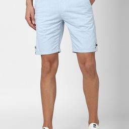 Peter England Casuals Men Blue Shorts-image-78
