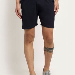 VIMAL JONNEY Men Navy Blue Sports Shorts-image-58