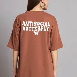 The Modern Soul Typography Printed Oversized T-shirt-image-78