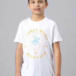 Beverly Hills Polo Club Boys Typography Printed Pure Cotton T-shirt-23