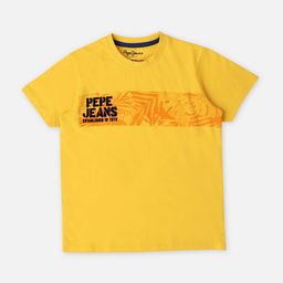 Pepe Jeans Boys Typography Printed Pure Cotton T-shirt-image-6