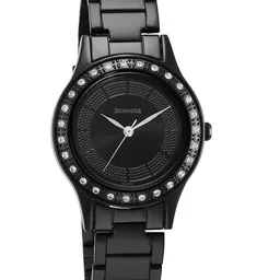Sonata Women Embellished Dial & Stainless Steel Straps Analogue Watch 8123NM01-30