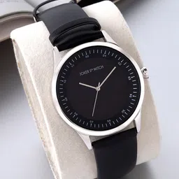 JOKER & WITCH Men Black Dial & Black Bracelet Style Straps Analogue Watch AMWW711-20