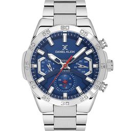 Daniel Klein Men Patterned Dial & Bracelet Style Straps Analogue Watch DK.1.13747-2-image-25
