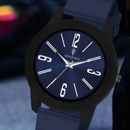 Imperious- The Royal Way Men Printed Round Shaped Analogue Watch IMP-BLUE-M-501-12