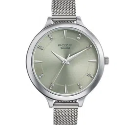 Sonata Poze Women Embellished Dial Bracelet Style Straps Analogue Watch SP80015SM01-image-19