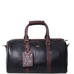 STRUTT Textured Leather Duffel Bag-56