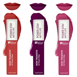 ForSure Set Of 3 Power Stay Matte Non-Transfer Waterproof Liquid Lipstick - 5ml Each-28