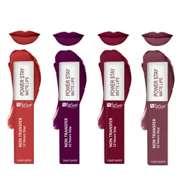 ForSure Set Of 4 Power Stay Matte Non-Transfer Waterproof Liquid Lipstick - 5ml Each-11