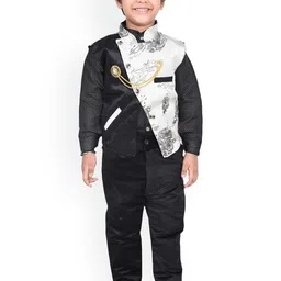 BAESD Boys Printed Twill Cotton Suits-image-49