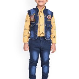 BAESD Boys Printed Twill Cotton Suits-image-16