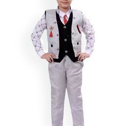 BAESD Boys Printed Single-Breasted Suit-picture-18