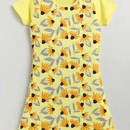 Todd N Teen Girls Floral Printed Pure Cotton Nightdress-picture-43