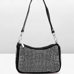 Lino Perros Women Embellished Structured Party Shoulder Bag-31