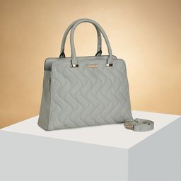 Forever Glam by Pantaloons Textured Structured Handheld Bag-image-53