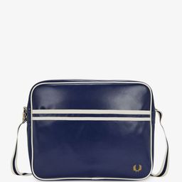Fred Perry Men Striped Structured Sling Bag-7