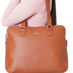 Lavie Mento Brown Structured Shoulder Bag-image-98