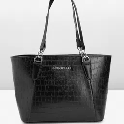 Lino Perros Croc Textured Structured Shoulder Bag-32