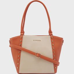 Caprese Colourblocked Structured Shoulder Bag-45