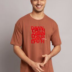 The Modern Soul Typography Printed Drop-Shoulder Sleeves oversized T-shirt-image-76