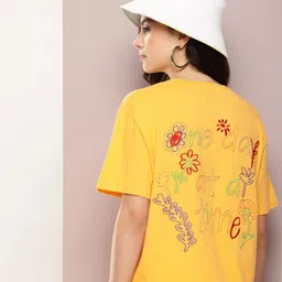 Kook N Keech Drop-Shoulder Sleeves Boxy T-shirt-26