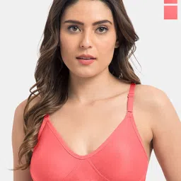 Tweens Pack of 2 Full Coverage Non-Padded Cotton T-shirt Bras With All Day Comfort-95