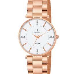 Imperious- The Royal Way Women White Brass Embellished Dial & Multicoloured Bracelet Style Straps Analogue Watch-20