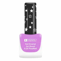 krayons Cute Super Matte Finish Gel Based Nail Enamel - 6ml - Plum Matte 02-13