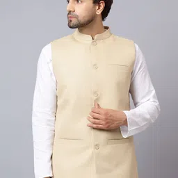 Latest Chikan Garments Mandarin Collar Nehru Jacket-40