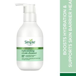 Simple Active Skin Barrier Care Replenishing Cream Cleanser with Ceramide Boosters - 150ml-15
