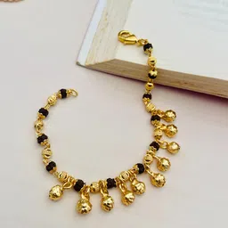 ABDESIGNS Gold-Plated Brass Wraparound Bracelet-image-7