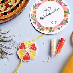 Sangria Beaded Wraparound Rakhi-image-57