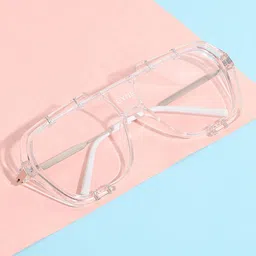 HAUTE SAUCE by Campus Sutra Women Clear Lens Oversized Sunglasses-image-55