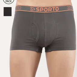 SPORTO Men Pack Of 2 Solid Trunk-picture-7
