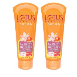 Lotus Herbals Set of 2 Safe Sun UV Screen Matte Gel Sunscreen-11